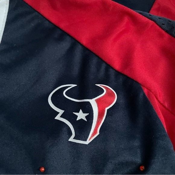 Women's Majestic Navy/Red Houston Texans Draft Me V-Neck T-Shirt Size Small - Picture 6 of 7